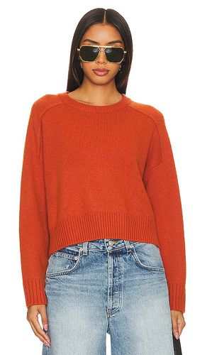 Cropped boxy sweater in color rust size M in - Rust. Size M (also in S, XS) - Autumn Cashmere - Modalova