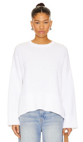 Relaxed Solid Crew in White. - size L (also in M, S, XL, XS) - Autumn Cashmere - Modalova