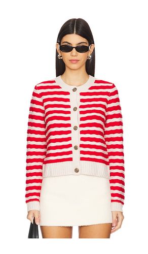 Horizontal Stitch Cardigan in Red,Beige. - size S (also in XL) - Autumn Cashmere - Modalova