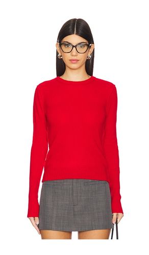 Unfinished Edge Crew in Red. - size S (also in XS) - Autumn Cashmere - Modalova