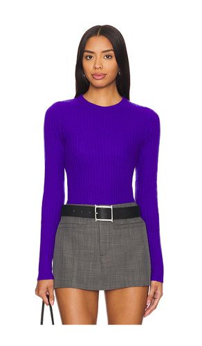 Rib Crew in Purple. - size L (also in M, S, XL, XS) - Autumn Cashmere - Modalova