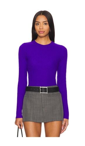 Rib Crew in Purple. - size L (also in M, S, XS) - Autumn Cashmere - Modalova