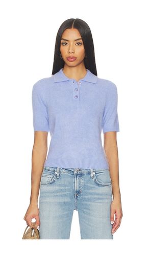 Solid Cropped Short Sleeve Polo in . Größe M. Also in S - Autumn Cashmere - Modalova