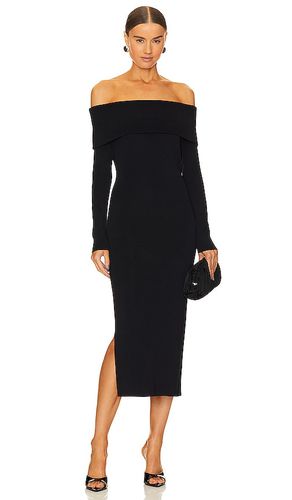 Vestido midi justine en color negro talla L en - Black. Talla L (también en M, S, XS) - Alexis - Modalova
