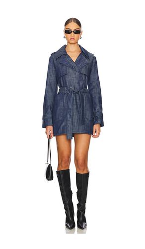 Knoxx Trench Coat in Blue. - size L (also in S, XS) - Alexis - Modalova