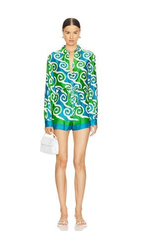 Qu Romper in Blue,Green. - size M (also in S, XS) - Alexis - Modalova