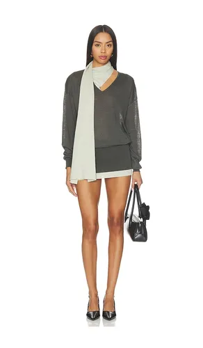 Elar Mini Dress in Grey. - size L (also in M, S, XS) - Aya Muse - Modalova