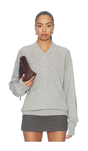 STRICKPULLOVER MIT HENLEY-AUSSCHNITT in . Größe L. Also in M, S, XS - Aya Muse - Modalova