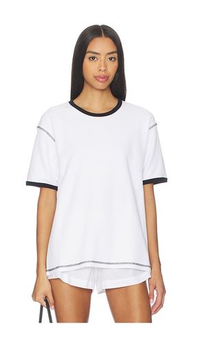 T-SHIRT MIT WAFFELSTRUKTUR in . Größe S. Also in M, L, XL - Aya Muse - Modalova