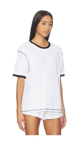 T-SHIRT MIT WAFFELSTRUKTUR in . Größe L. Also in M, S, XL - Aya Muse - Modalova