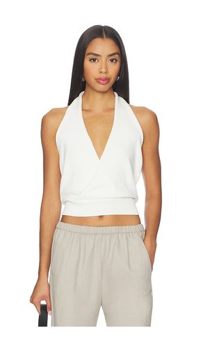Knit Halter Top in Cream. - size L (also in S) - Aya Muse - Modalova