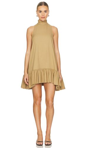 Alcott Micro Mini Dress in Tan. - size L (also in M, S, XS) - Azeeza - Modalova