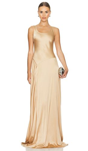 Deepika Gown in Tan. - size M (also in S) - Azeeza - Modalova