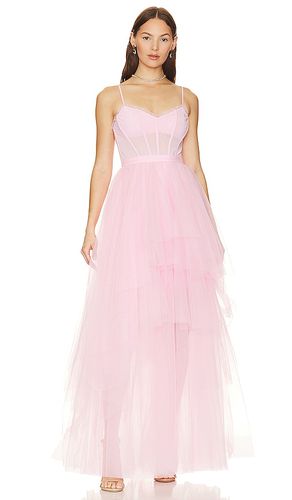 Corset Tiered Gown in Pink. - size 10 (also in 12, 14, 4, 8) - BCBGMAXAZRIA - Modalova