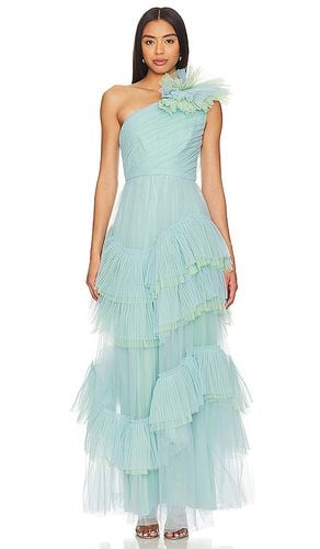 One Shoulder Tulle Gown in Baby Blue. - size 2 (also in 8) - BCBGMAXAZRIA - Modalova