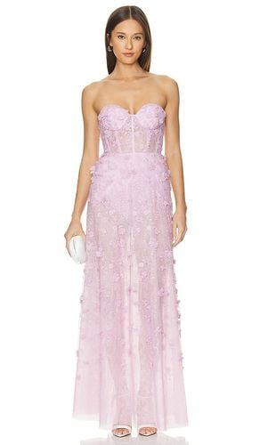 Long Floral Evening Dress in Pink. - size 0 (also in 2) - BCBGMAXAZRIA - Modalova