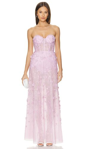 Long Floral Evening Dress in Pink. - size 2 (also in 6) - BCBGMAXAZRIA - Modalova