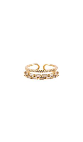 Clara baguette ring in color metallic size all in - Metallic . Size all - BRACHA - Modalova