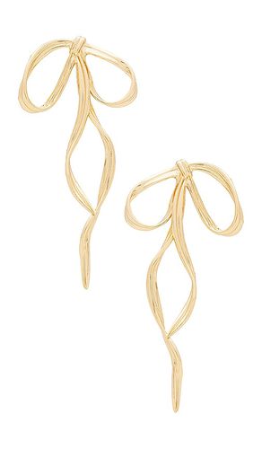 Grand bow earrings in color metallic size all in - Metallic . Size all - BRACHA - Modalova