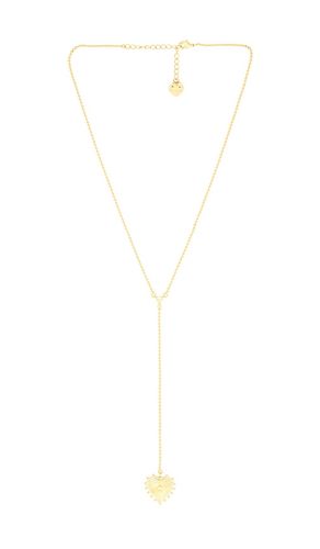 Amara Heart Lariat in Metallic - BRACHA - Modalova