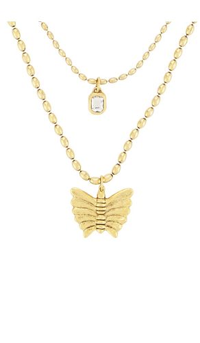 Collar superpuesto iris en color oro metálico talla all - BRACHA - Modalova