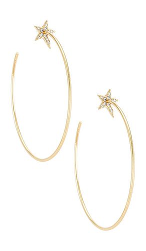 Rachel Star Hoop in Metallic - BRACHA - Modalova