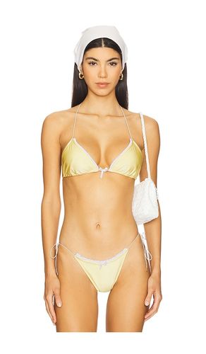 Flora Bikini Top in Lemon. - size M (also in S, XS) - Bananhot - Modalova