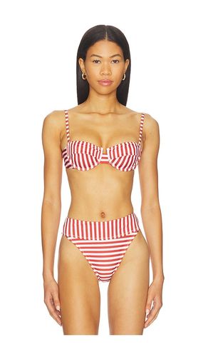 Chess Bustier Bikini Top in Cream. - size L (also in M, S, XS) - Bananhot - Modalova
