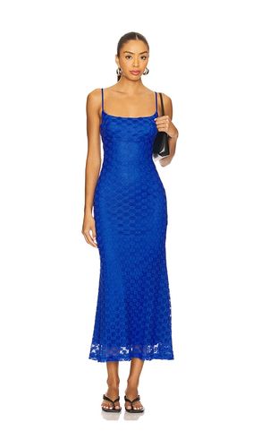 Adoni Mesh Midi Dress in Royal. - size 10 (also in 12, 2, 4, 6, 8) - Bardot - Modalova