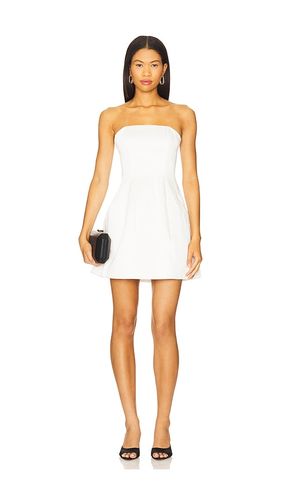 Karoline Satin Mini Dress in White. - size 10 (also in 12, 2, 4, 6, 8) - Bardot - Modalova
