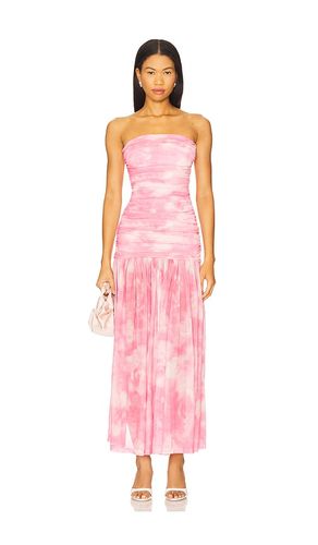 Solana Mesh Maxi Dress in Pink. - size 10 (also in 12, 2, 4, 6, 8) - Bardot - Modalova