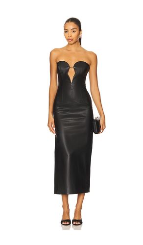 MIDIKLEID AUS LEDERIMITAT ELENI in . Größe 2. Also in 4, 8 - Bardot - Modalova