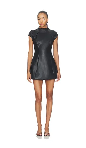 Delphi Faux Leather Mini Dress in . - size 10 (also in 2, 4, 6, 8) - Bardot - Modalova