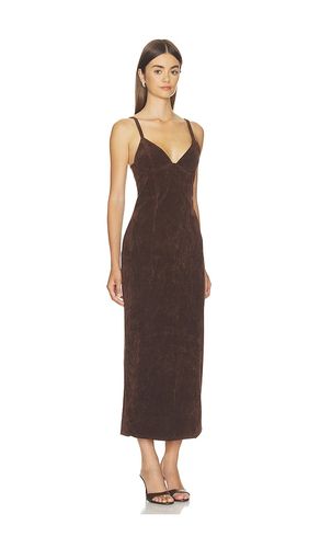 MIDI-KLEID AUS VEGANEM WILDLEDER ESTINE in . Größe 10. Also in 4, 6 - Bardot - Modalova