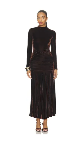 Korina Velour Maxi Dress in . Size 2. Also in 4, 6 - Bardot - Modalova