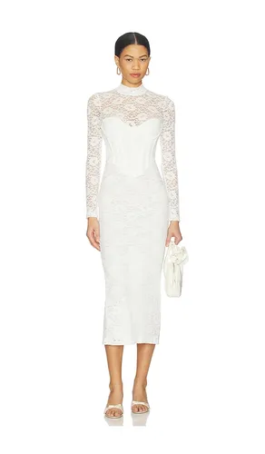 Carmen Lace Corset Midi Dress in . Size 2. Also in 4, 6 - Bardot - Modalova