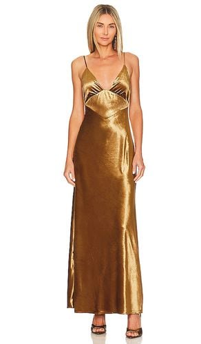 Capri Velour Slip Dress in . Taglia 8 - Bardot - Modalova