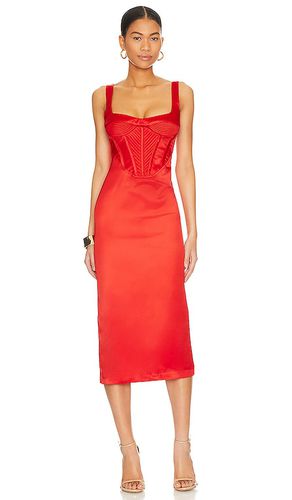 Elodie Midi Dress in Red. - size 12 (also in 2, 4, 6, 8) - Bardot - Modalova