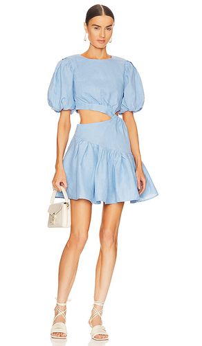 Mimi Linen Mini Dress in Baby Blue. - size 10 (also in 2, 4) - Bardot - Modalova