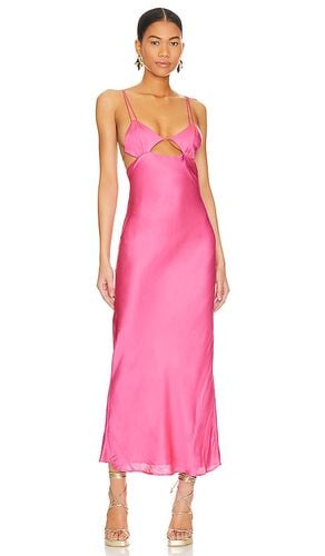 Lucia Midi Slip Dress in Fuchsia. - size 12 (also in 10, 2, 4, 6, 8) - Bardot - Modalova