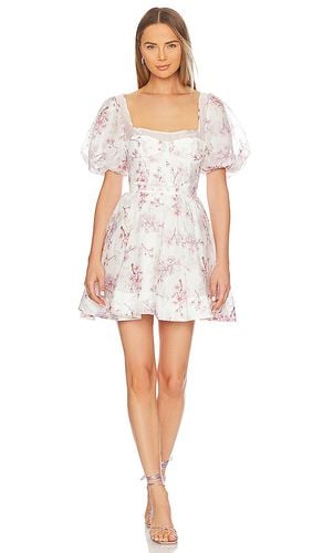 Gracious Floral Mini Dress in White. - size 10 (also in 2, 4, 6, 8) - Bardot - Modalova