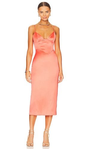 Ayla Midi Dress in Coral. - size 10 (also in 12, 2, 4, 6, 8) - Bardot - Modalova