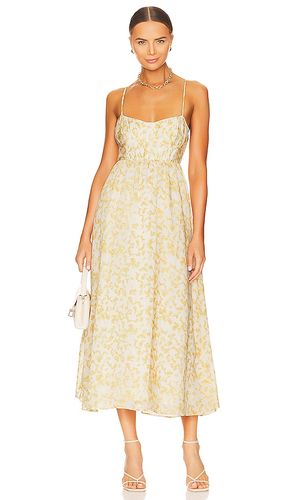 Milika Midi Dress in Yellow. - size 12 (also in 6) - Bardot - Modalova