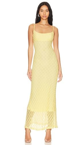 Adoni Mesh Maxi Dress in Yellow. - size 10 (also in 4, 8) - Bardot - Modalova