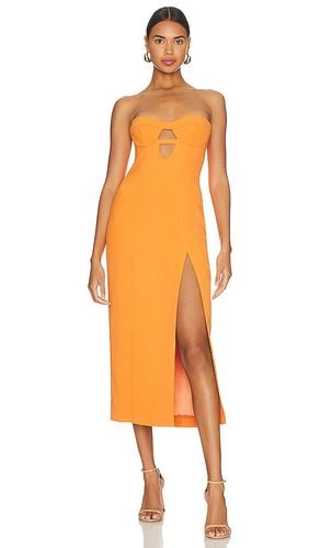 Brisa Midi Dress in Orange. - size 10 (also in 12, 2, 4, 6, 8) - Bardot - Modalova