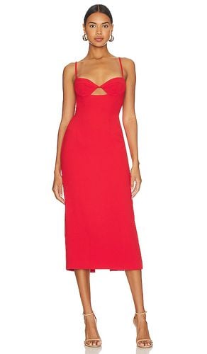 Vienna Midi Dress in Orange. - size 10 (also in 12, 2, 4, 6, 8) - Bardot - Modalova