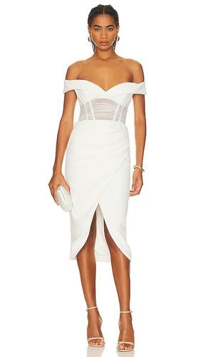 Novacane Midi Dress in White. - size 10 (also in 12, 2, 6) - Bardot - Modalova