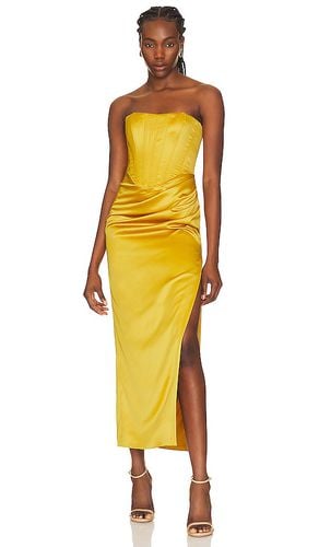 Everlasting Midi Dress in Mustard. - size 2 (also in 4, 6) - Bardot - Modalova