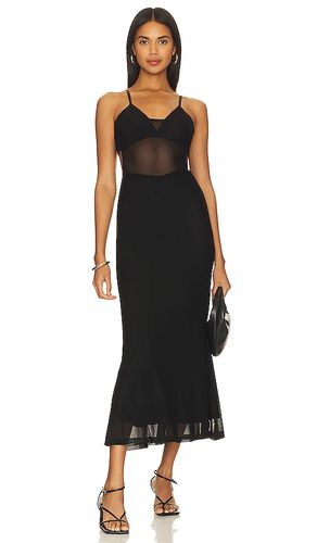 Vestido midi harlequin en color talla L en - Black. Talla L (también en M, S, XL, XS) - Bardot - Modalova