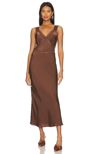 Vestido lencero de encaje emory en color marrón talla 12 en - Brown. Talla 12 (también en 2, 4, 6, 8) - Bardot - Modalova